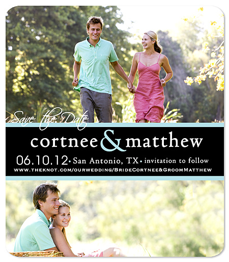 "Double-Photo" Save the Date Magnet